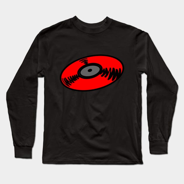 Vinyl Record Long Sleeve T-Shirt by thingshard